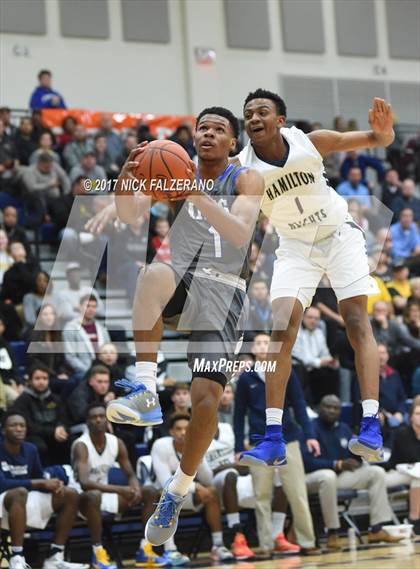 Thumbnail 3 in Hamilton Heights Christian Academy vs. IMG Academy photogallery.