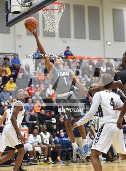 Thumbnail 2 in Hamilton Heights Christian Academy vs. IMG Academy photogallery.