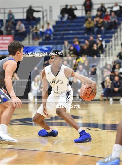 Thumbnail 2 in Hamilton Heights Christian Academy vs. IMG Academy photogallery.
