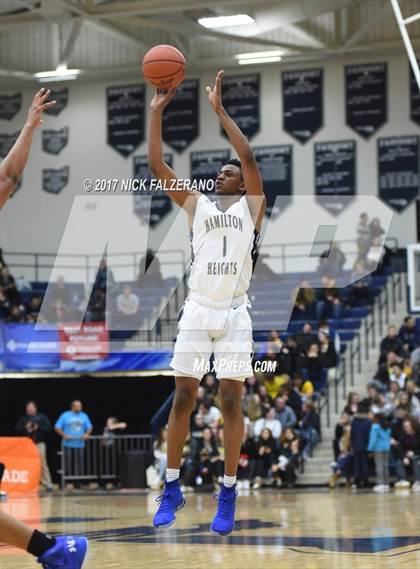 Thumbnail 2 in Hamilton Heights Christian Academy vs. IMG Academy photogallery.