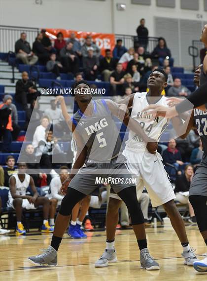 Thumbnail 2 in Hamilton Heights Christian Academy vs. IMG Academy photogallery.