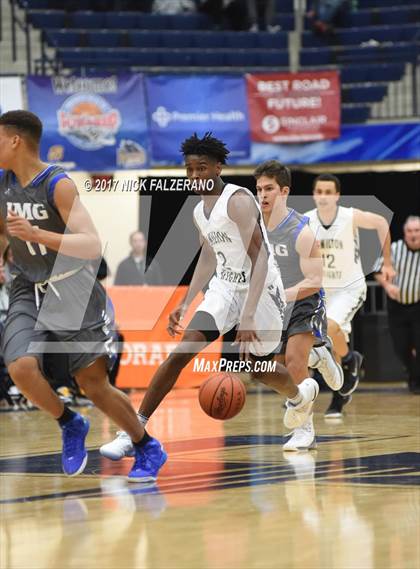 Thumbnail 3 in Hamilton Heights Christian Academy vs. IMG Academy photogallery.