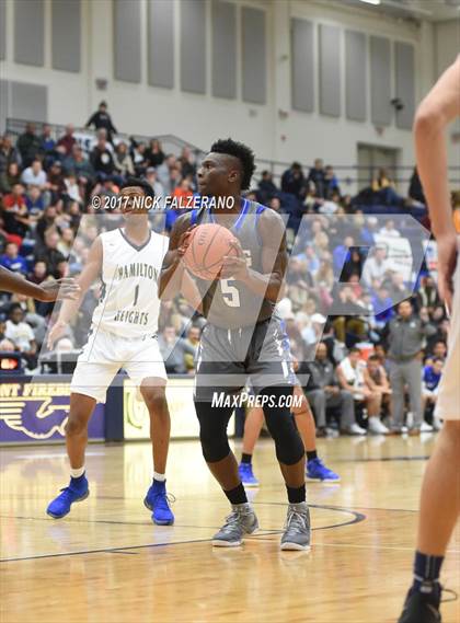Thumbnail 1 in Hamilton Heights Christian Academy vs. IMG Academy photogallery.