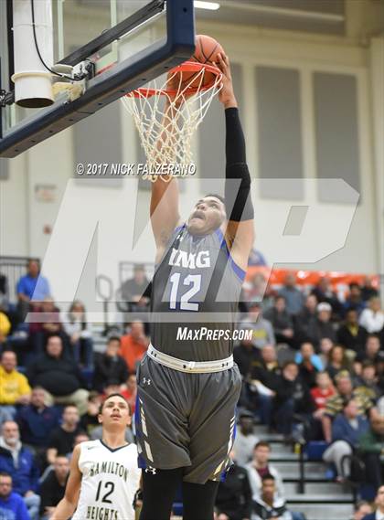 Thumbnail 2 in Hamilton Heights Christian Academy vs. IMG Academy photogallery.