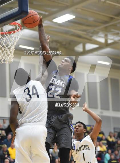 Thumbnail 3 in Hamilton Heights Christian Academy vs. IMG Academy photogallery.