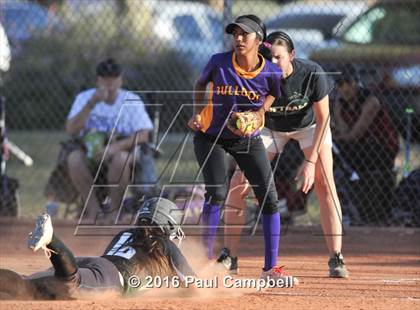 Thumbnail 1 in Queen Creek vs Basha (Desert Mountain Softball Invitational) photogallery.