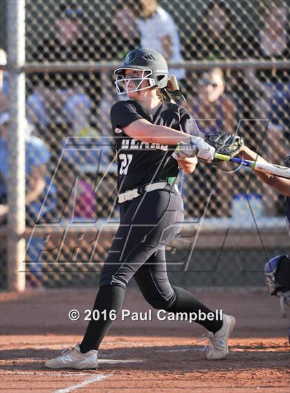Thumbnail 1 in Queen Creek vs Basha (Desert Mountain Softball Invitational) photogallery.