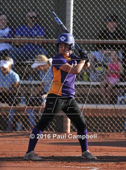 Thumbnail 2 in Queen Creek vs Basha (Desert Mountain Softball Invitational) photogallery.