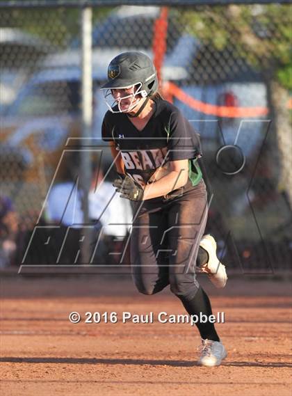 Thumbnail 1 in Queen Creek vs Basha (Desert Mountain Softball Invitational) photogallery.