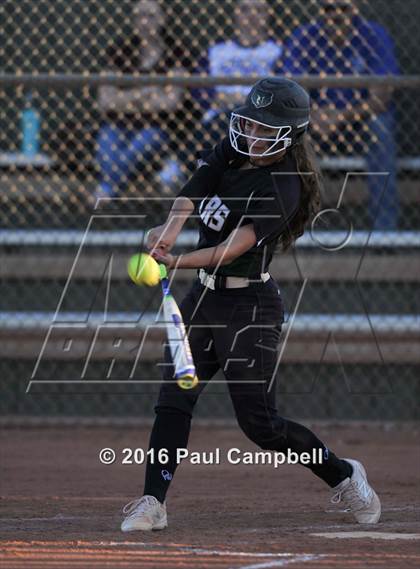 Thumbnail 1 in Queen Creek vs Basha (Desert Mountain Softball Invitational) photogallery.