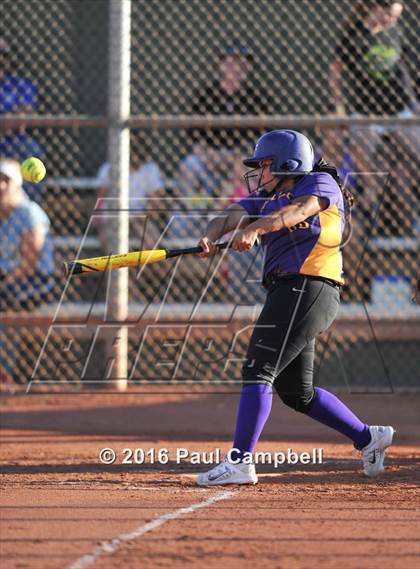 Thumbnail 2 in Queen Creek vs Basha (Desert Mountain Softball Invitational) photogallery.