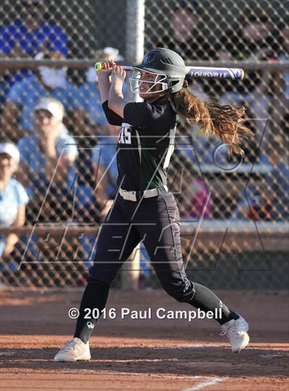 Thumbnail 1 in Queen Creek vs Basha (Desert Mountain Softball Invitational) photogallery.