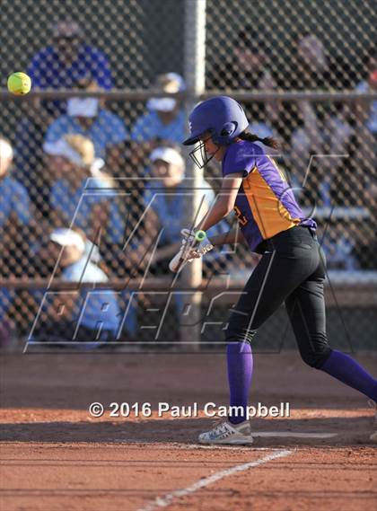 Thumbnail 3 in Queen Creek vs Basha (Desert Mountain Softball Invitational) photogallery.