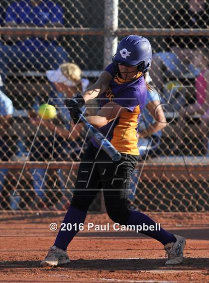 Thumbnail 3 in Queen Creek vs Basha (Desert Mountain Softball Invitational) photogallery.