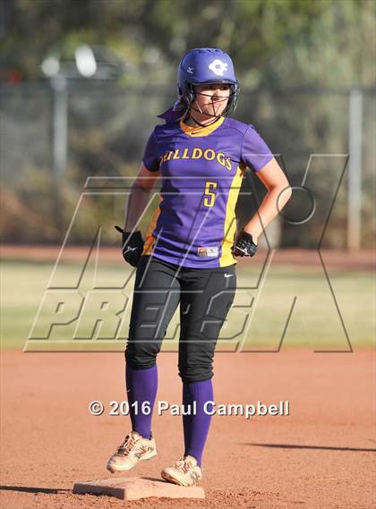 Thumbnail 2 in Queen Creek vs Basha (Desert Mountain Softball Invitational) photogallery.