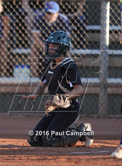 Thumbnail 1 in Queen Creek vs Basha (Desert Mountain Softball Invitational) photogallery.