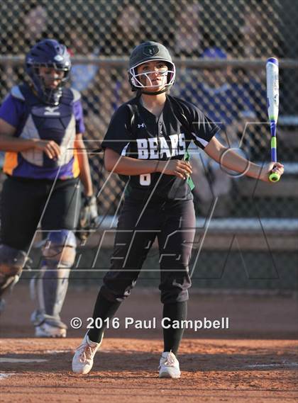 Thumbnail 1 in Queen Creek vs Basha (Desert Mountain Softball Invitational) photogallery.
