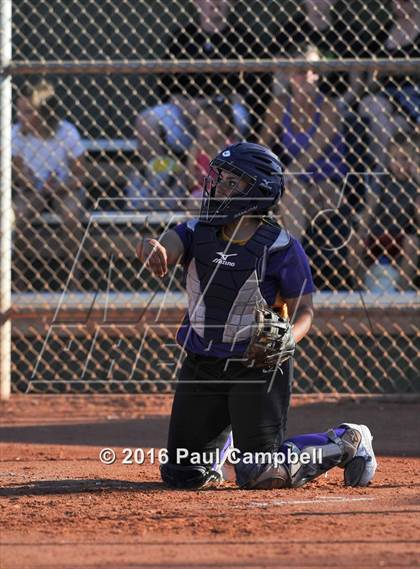 Thumbnail 2 in Queen Creek vs Basha (Desert Mountain Softball Invitational) photogallery.