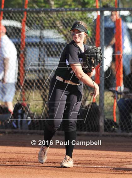 Thumbnail 1 in Queen Creek vs Basha (Desert Mountain Softball Invitational) photogallery.
