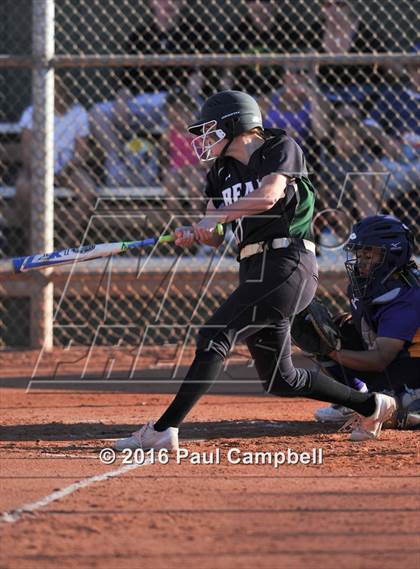 Thumbnail 2 in Queen Creek vs Basha (Desert Mountain Softball Invitational) photogallery.