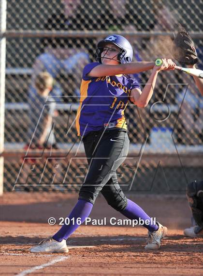 Thumbnail 3 in Queen Creek vs Basha (Desert Mountain Softball Invitational) photogallery.