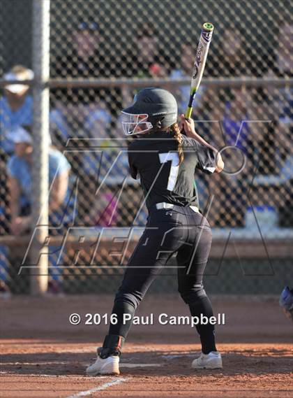 Thumbnail 3 in Queen Creek vs Basha (Desert Mountain Softball Invitational) photogallery.