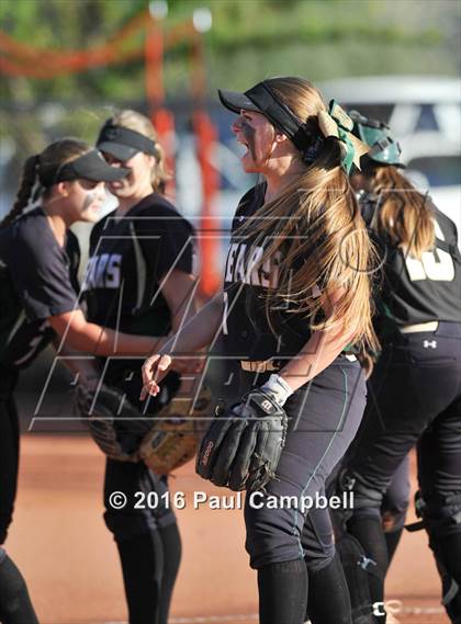 Thumbnail 1 in Queen Creek vs Basha (Desert Mountain Softball Invitational) photogallery.