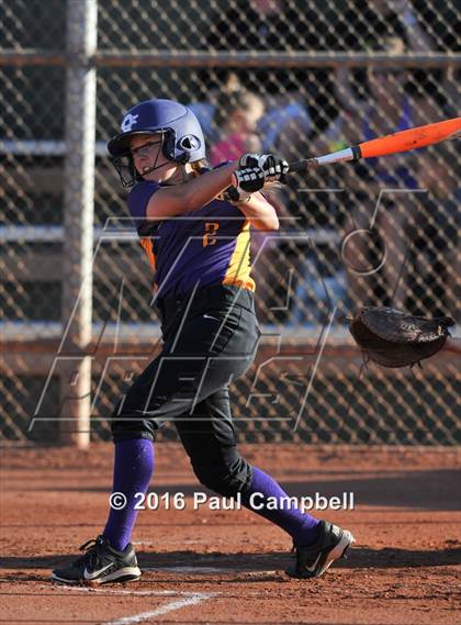 Thumbnail 1 in Queen Creek vs Basha (Desert Mountain Softball Invitational) photogallery.