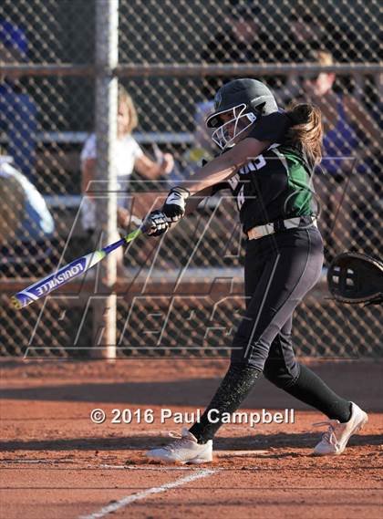 Thumbnail 3 in Queen Creek vs Basha (Desert Mountain Softball Invitational) photogallery.
