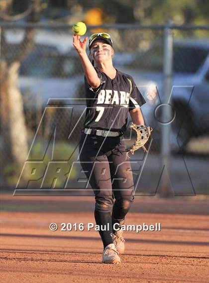 Thumbnail 3 in Queen Creek vs Basha (Desert Mountain Softball Invitational) photogallery.