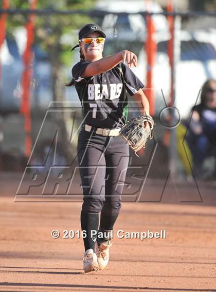 Thumbnail 2 in Queen Creek vs Basha (Desert Mountain Softball Invitational) photogallery.