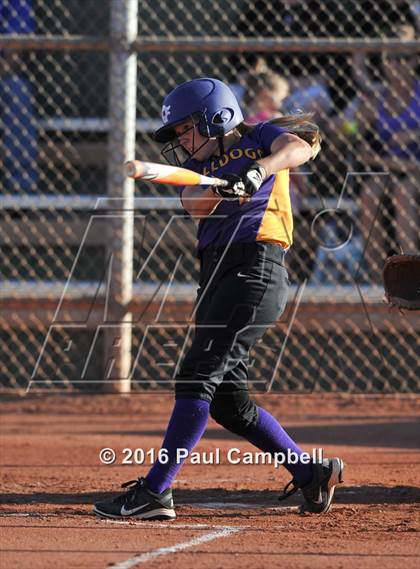Thumbnail 3 in Queen Creek vs Basha (Desert Mountain Softball Invitational) photogallery.