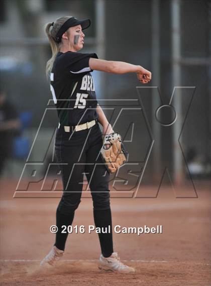 Thumbnail 3 in Queen Creek vs Basha (Desert Mountain Softball Invitational) photogallery.
