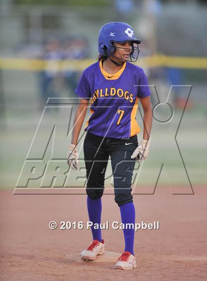Thumbnail 1 in Queen Creek vs Basha (Desert Mountain Softball Invitational) photogallery.