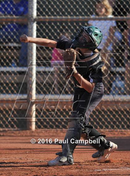 Thumbnail 3 in Queen Creek vs Basha (Desert Mountain Softball Invitational) photogallery.