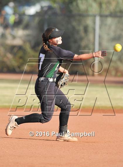 Thumbnail 1 in Queen Creek vs Basha (Desert Mountain Softball Invitational) photogallery.