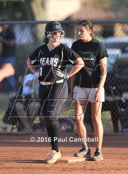 Thumbnail 1 in Queen Creek vs Basha (Desert Mountain Softball Invitational) photogallery.