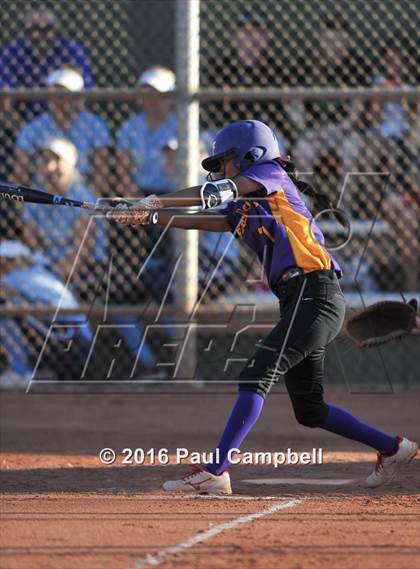 Thumbnail 1 in Queen Creek vs Basha (Desert Mountain Softball Invitational) photogallery.