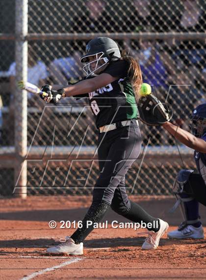 Thumbnail 1 in Queen Creek vs Basha (Desert Mountain Softball Invitational) photogallery.