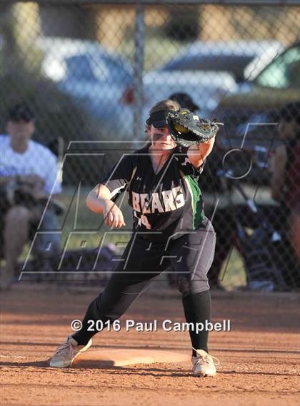 Thumbnail 1 in Queen Creek vs Basha (Desert Mountain Softball Invitational) photogallery.