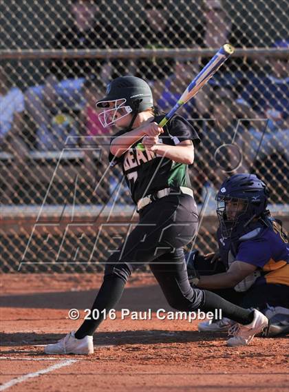 Thumbnail 3 in Queen Creek vs Basha (Desert Mountain Softball Invitational) photogallery.