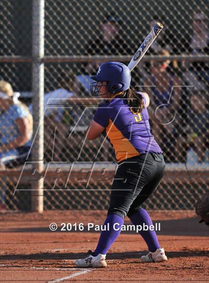 Thumbnail 1 in Queen Creek vs Basha (Desert Mountain Softball Invitational) photogallery.