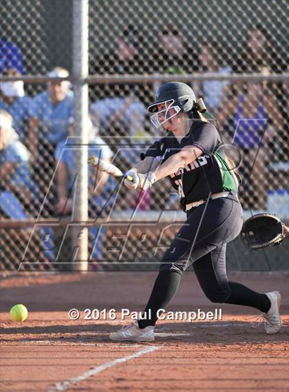 Thumbnail 3 in Queen Creek vs Basha (Desert Mountain Softball Invitational) photogallery.