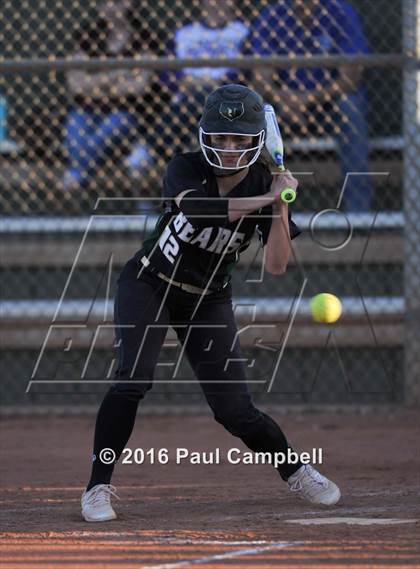 Thumbnail 2 in Queen Creek vs Basha (Desert Mountain Softball Invitational) photogallery.