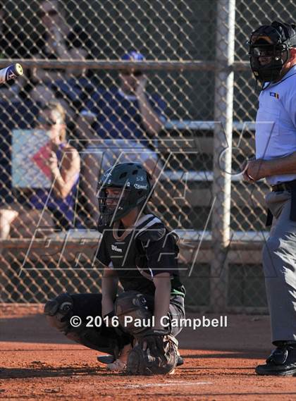 Thumbnail 2 in Queen Creek vs Basha (Desert Mountain Softball Invitational) photogallery.