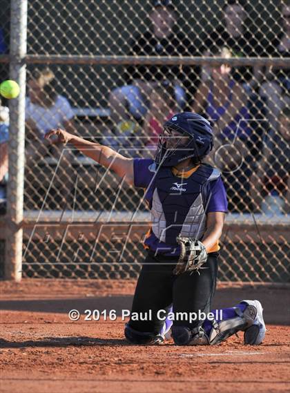 Thumbnail 1 in Queen Creek vs Basha (Desert Mountain Softball Invitational) photogallery.