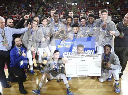 Thumbnail 3 in Irondequoit vs Our Lady of Lourdes (NYSPHSAA Class A Final) photogallery.