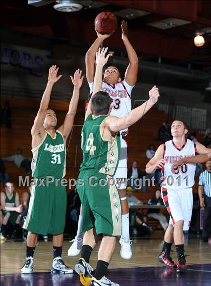 Thumbnail 2 in Redlands East Valley vs. Lakeside (Inland Empire Classic) photogallery.