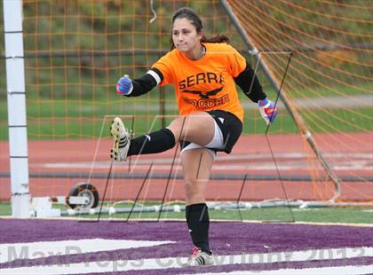 Thumbnail 2 in Serra Catholic vs Shady Side Academy (WPIAL Playoff) photogallery.