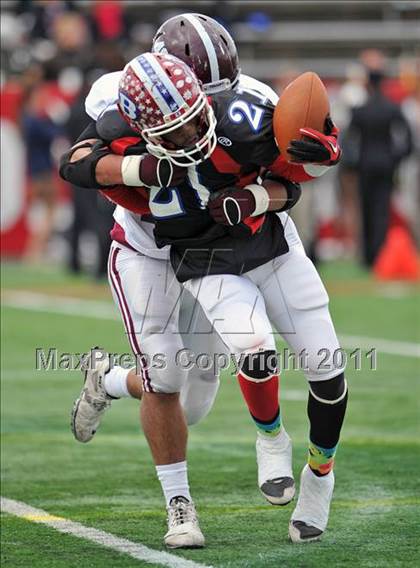 Thumbnail 2 in Garden City vs. Bellport (Long Island Class II Final) photogallery.